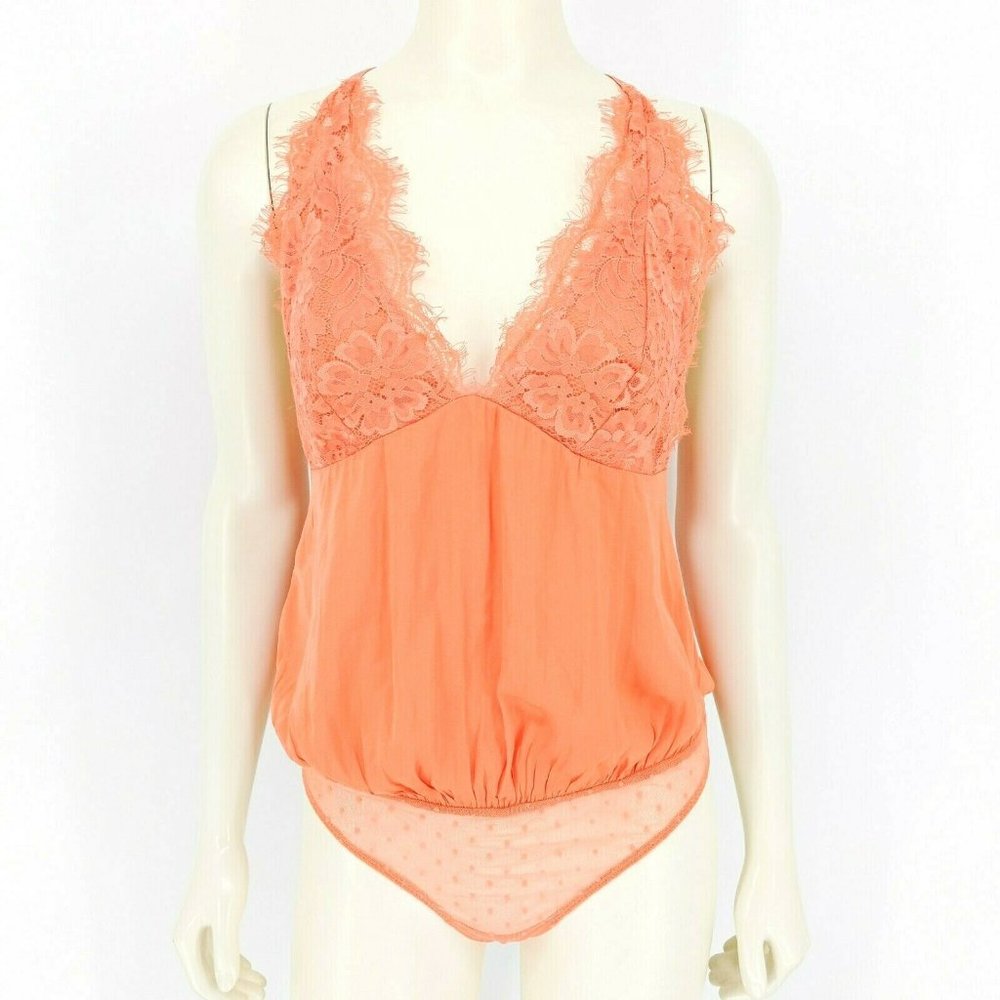 Intimately Free People Melrose Lace Bodysuit Small